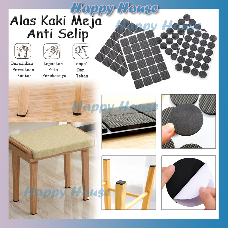 Alas Bantalan Karet Anti Slip untuk Kaki Meja Kursi / Karet Alas Kaki Meja Kursi Funiture Anti Slip