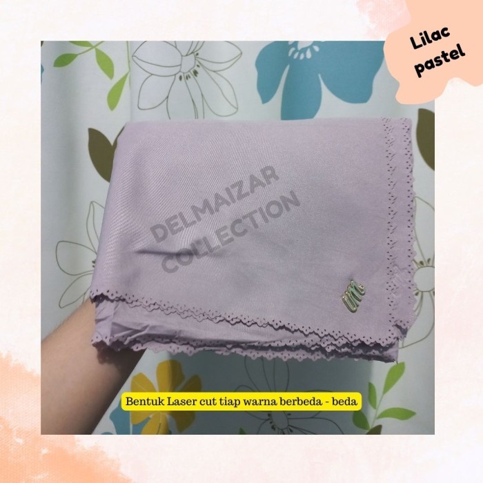 [[New Collection]]Promo jilbab segi empat polos syari umama 130 x 130cm / Kerudung Segi Empat - Lila