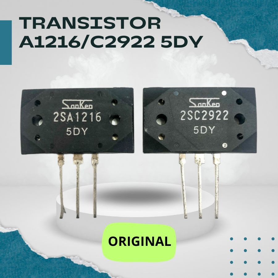 Sanken A1216 / C2922 5DY – Transistor Final Audio Original