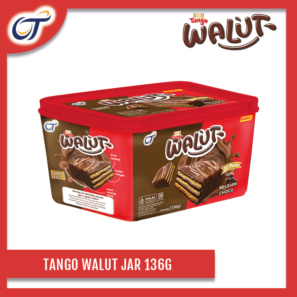 

Tango Walut Belgian Choco 136 Gram [1 Jar]