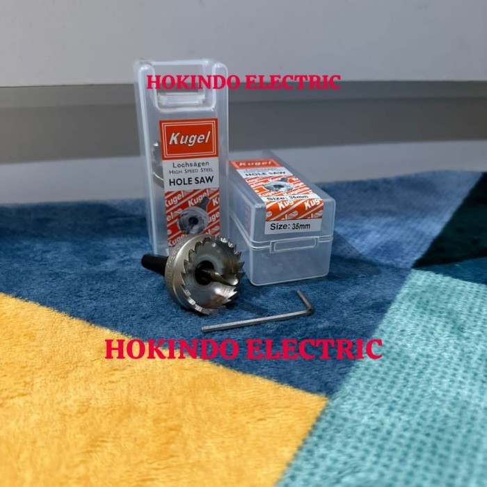 KUGEL HOLE SAW 35mm /  MATA BOR BESI 35mm KUGEL HOLESAW HSS 35mm KUGEL