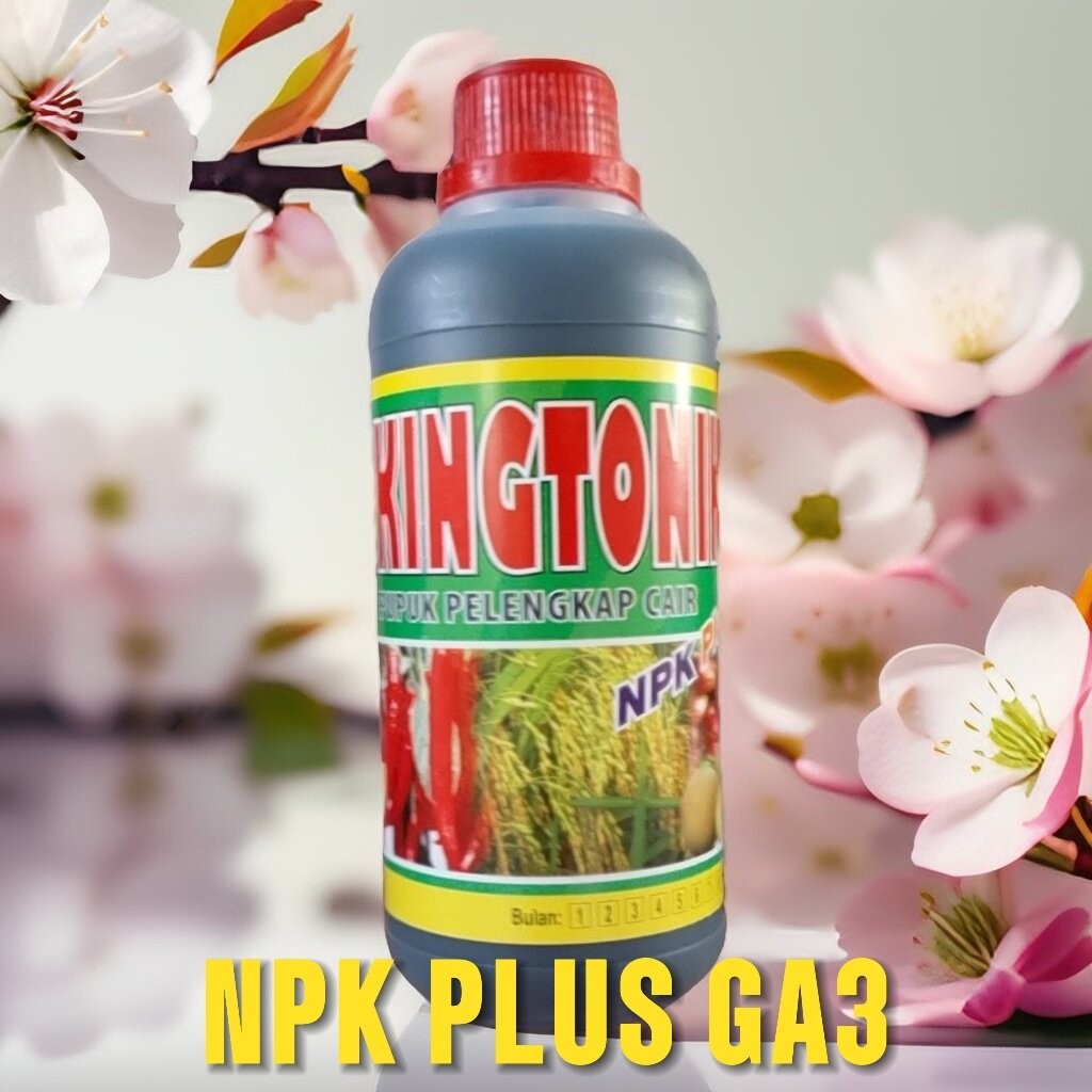 Pupuk NPK Cair KingTonik 500 ml NPK plus GA3
