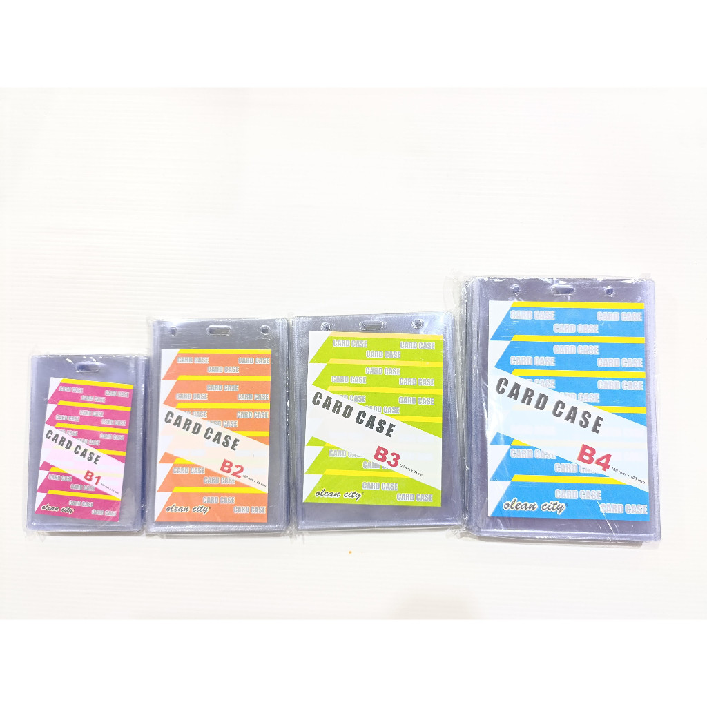 

Pop 1 - ID Card Case B1 - B2 - B3 - B4 Pop 1 Oci / PACK Isi 20 PCS - Name Bag Potrait Pop 1