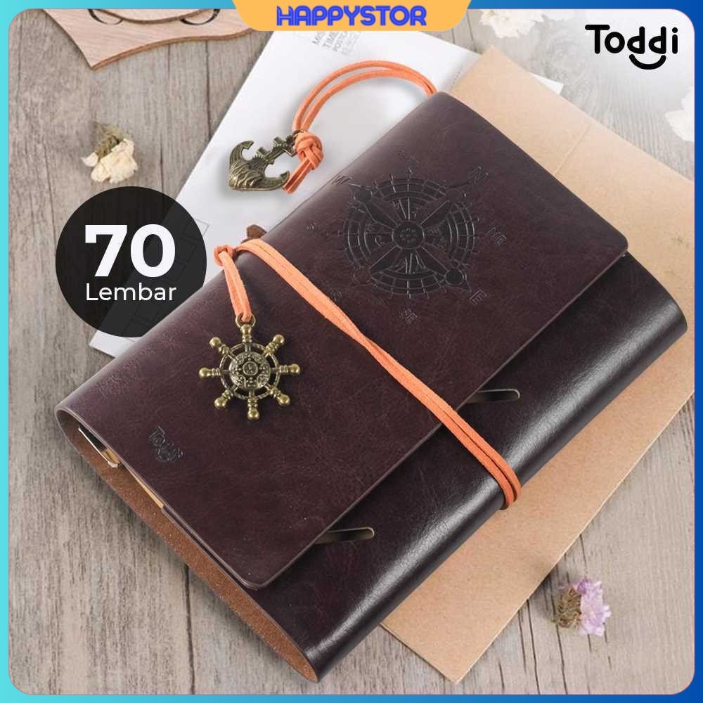 

Buku Jurnal Leather Notebook Diary A6 72GSM 140 Halaman Blank - 8005