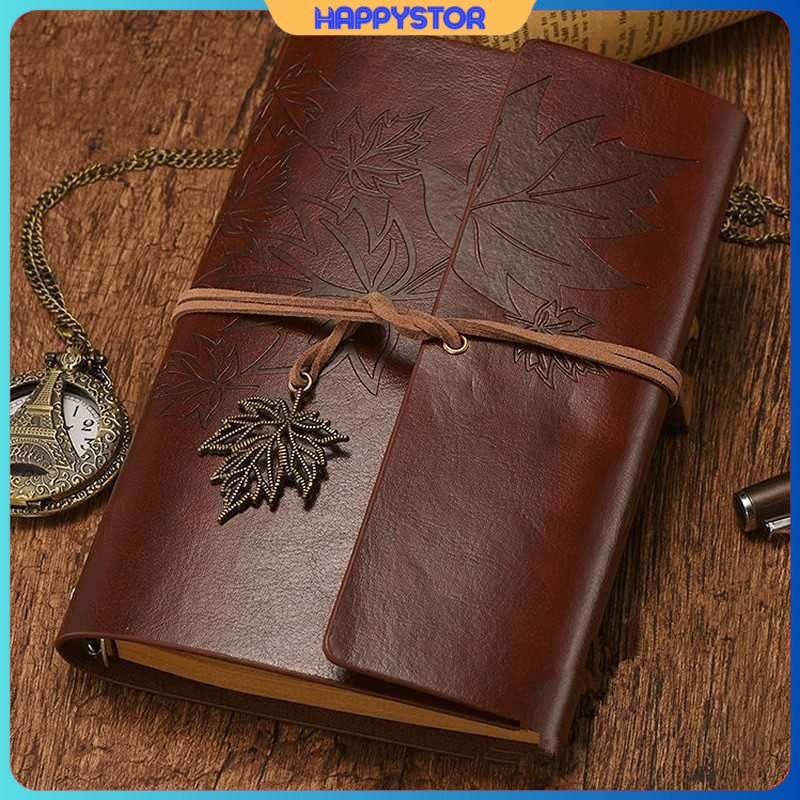 

Toddi AIMEE Buku Catatan Binder Notebook Cover Kulit Vintage Maple - AM-16