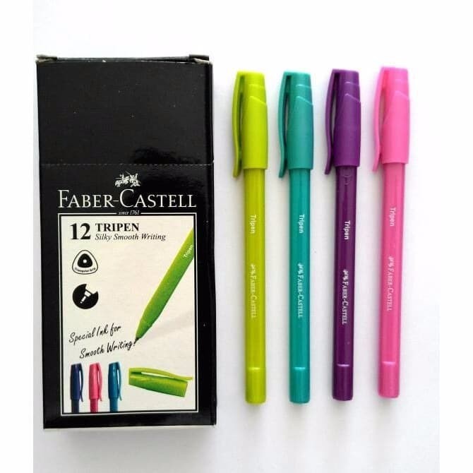 

BALLPEN TRIPEN 0.7MM BLACK FABER-CASTEL /PCS