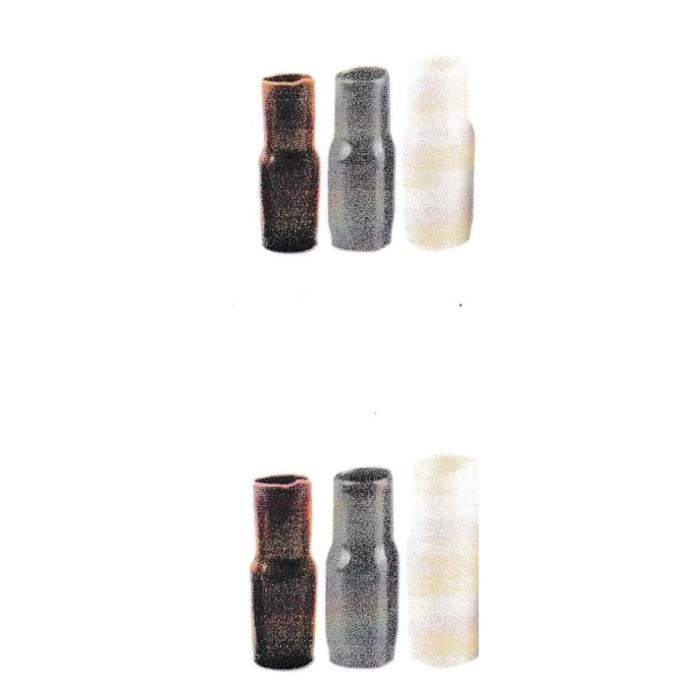 Vinyl Skun 70mm V-60 (Coklat/Putih/Abu) / Vinyl 60 / Kondom Skun 70mm - Putih