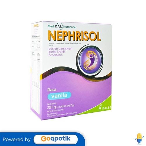 

Nephrisol Susu Bubuk Rasa Vanilla 185 Gram Box