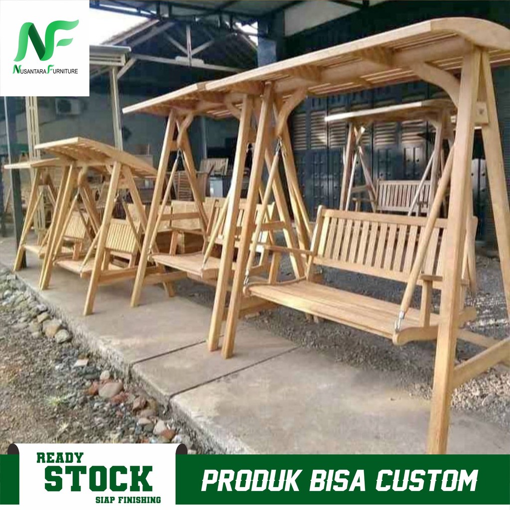 AYUNAN JATI/ AYUNAN ATAP/ AYUNAN KAYU/ AYUNAN GANTUNG/ AYUNAN TERAS