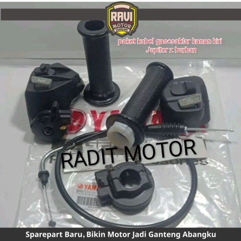PAKET KABEL GAS+SAKLAR KANAN KIRI JUPITER Z BURHAN