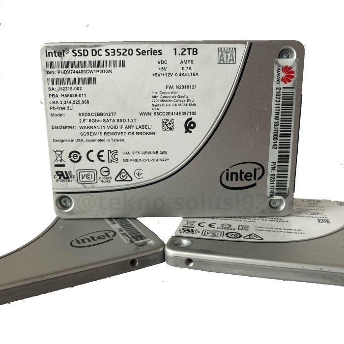 Intel SSD Server 1.2TB Enterprise SSD DC S3520 Series