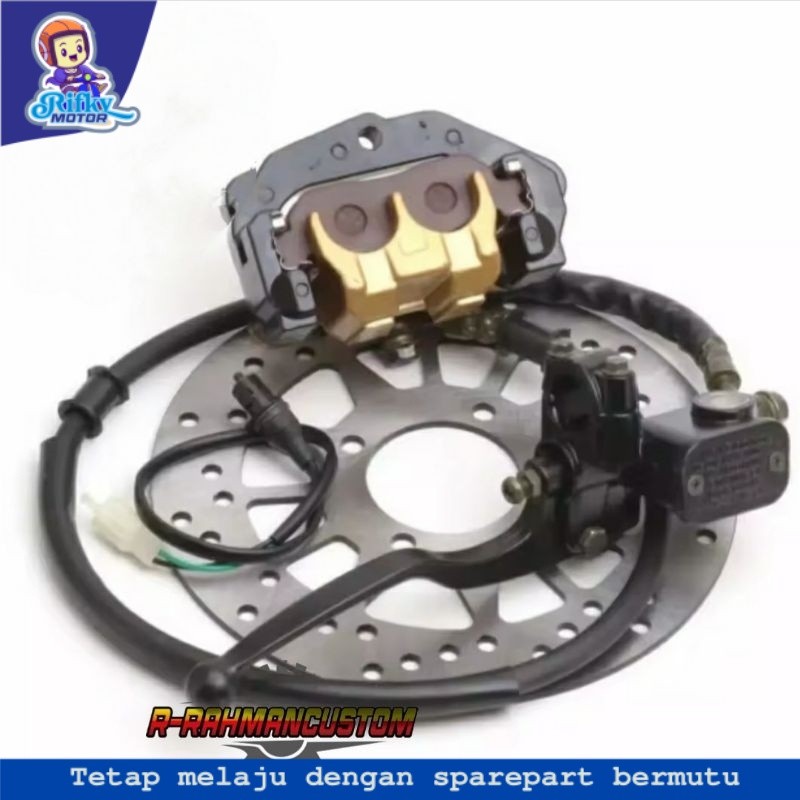 REM CAKRAM DEPAN ASSY KOMPLIT MASTER SET FIZR FIZ R JUPITER VEGA OLD MASTER REM ATAS SET KALIPER PIR