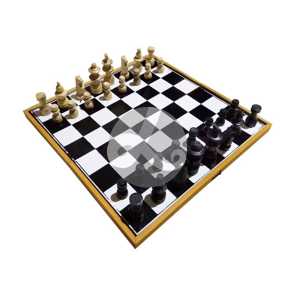 Papan Mainan Catur Kayu Chess Caesar 28cm S Kecil Murah