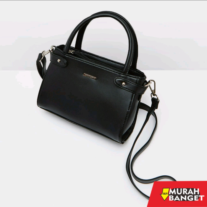 tas selempang wanita simple elegan TAS OBREY SELEMPANG WANITA SOPHIE MARTIN - Hitam