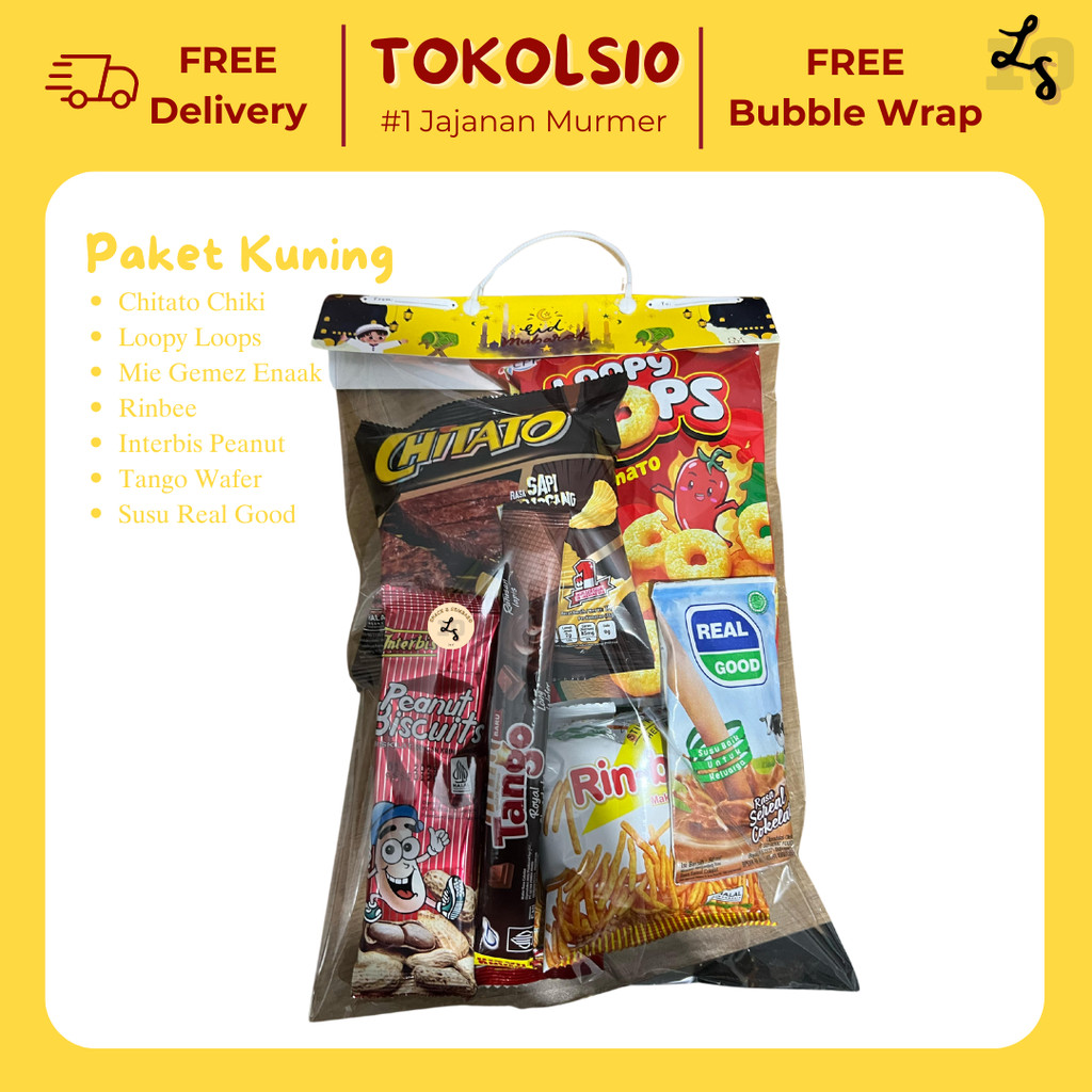 

[HAMPERS LEBARAN] Cemilan Aneka Jenis Chiki/Wafer/Biskuit Ramadhan by LM Snack