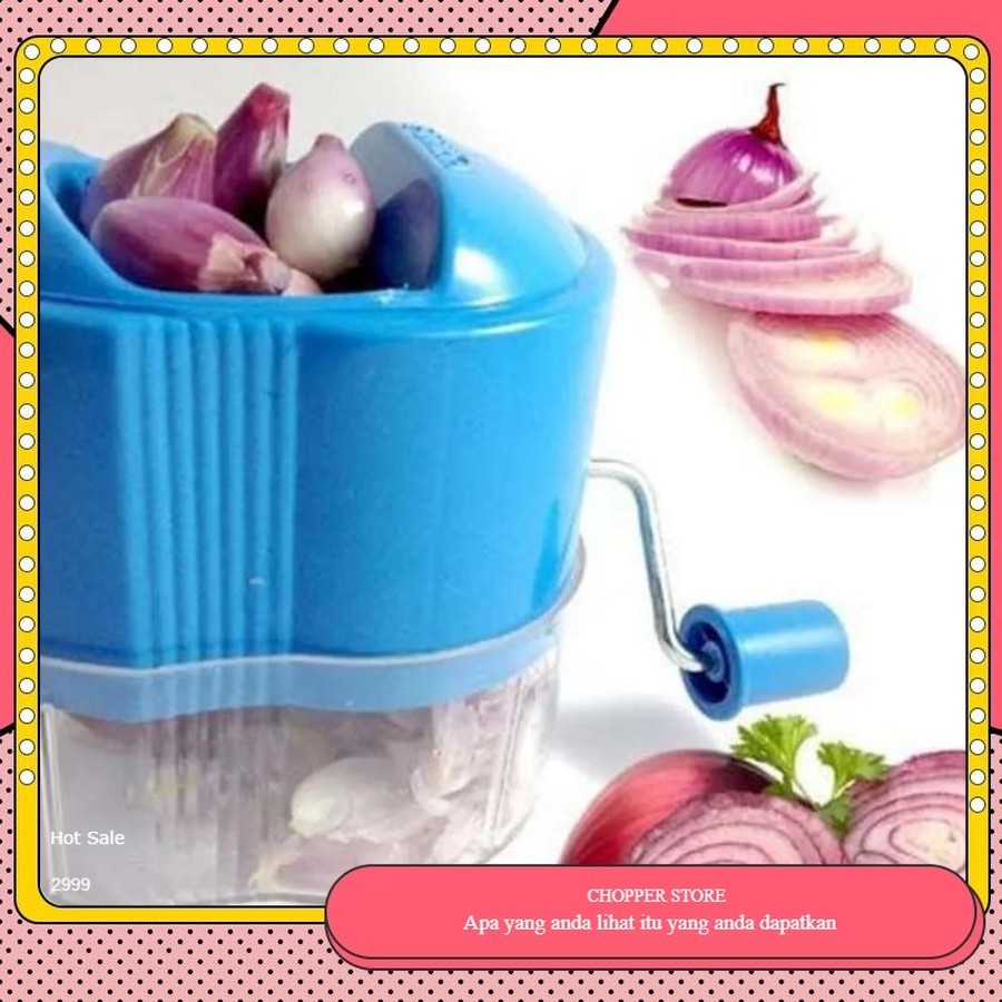 COD Perajang Bawang Alat Pemotong Bawang Merah Onion Slicer Praktis / Blander Giling Manual Pengiris
