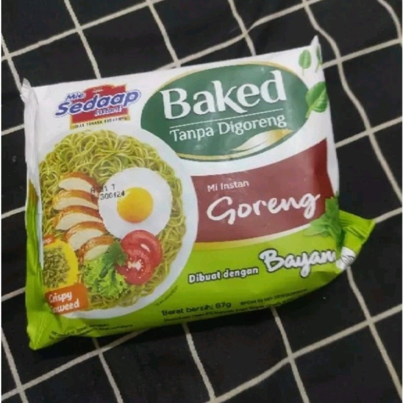 

Mie Sedaap Baked mi sedap instan tanpa di goreng rasa goreng