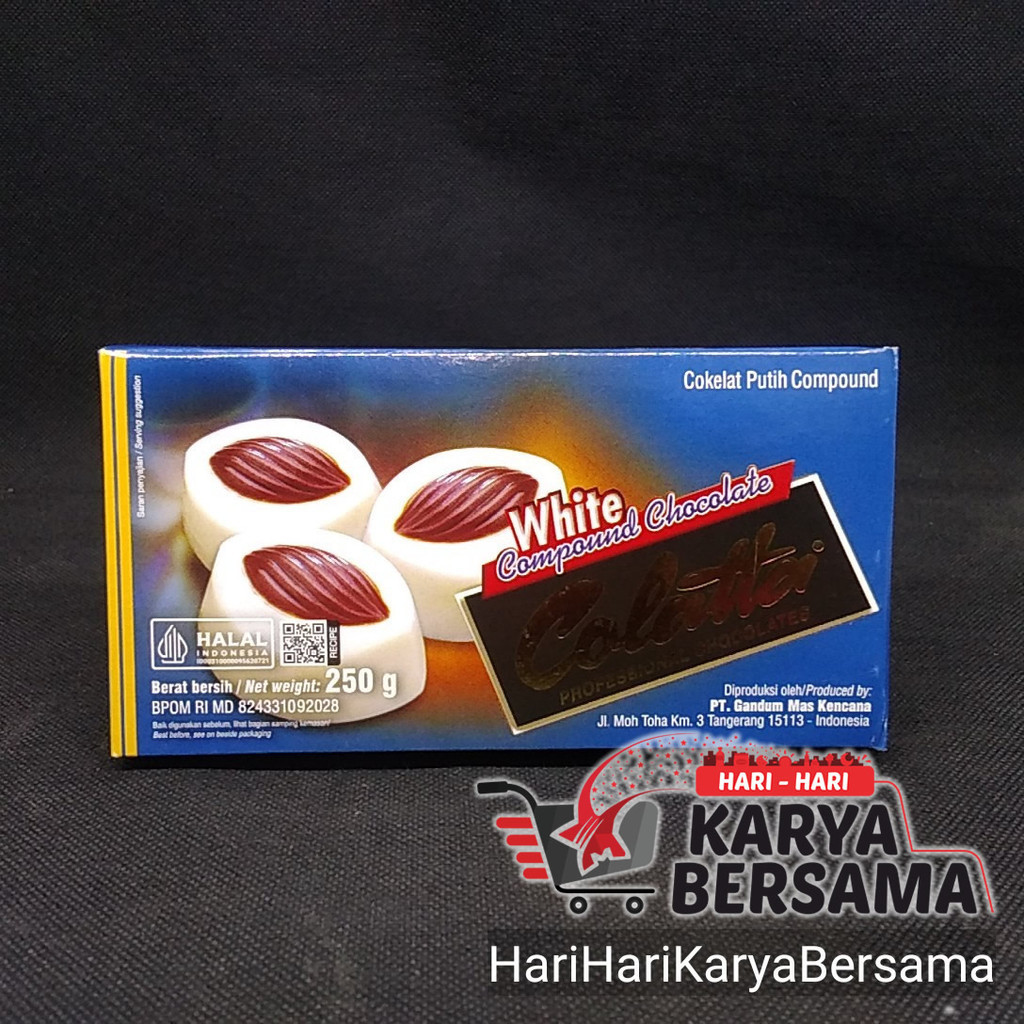 

COLATTA WHITE COMPOUND CHOCOLATE 250GR