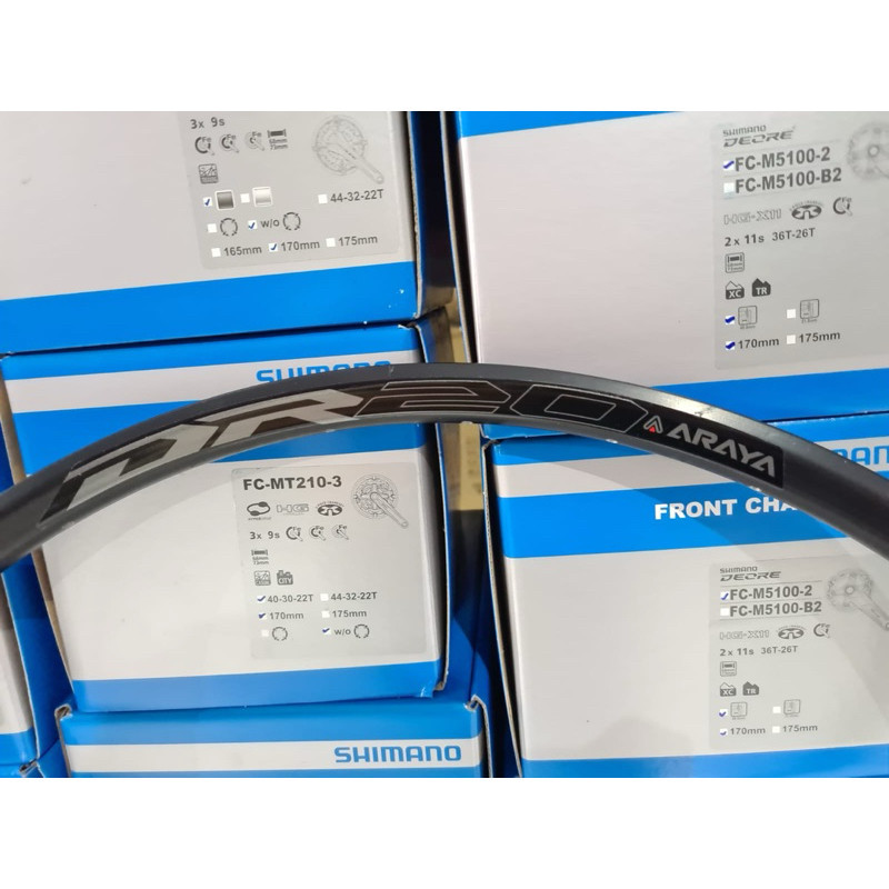 Velg Sepeda MTB 27.5 Double Wall ARAYA DR 20 Hole 32h Alumunium - RIMS VELG SEPEDA GUNUNG MTB HYBRID