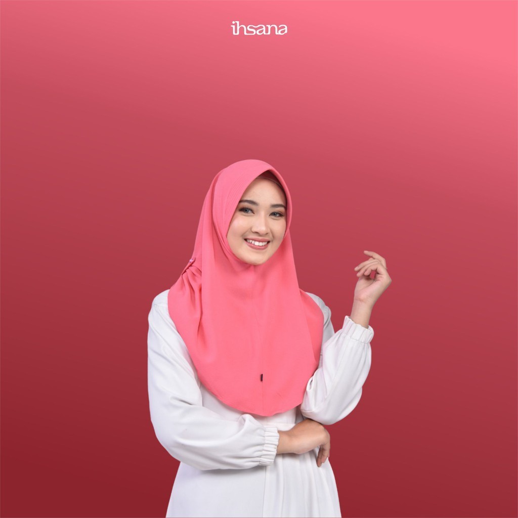 Hijab Instan | Hijab Instan Bubble Pop Premium | Hijab Bubble Crepe | Ihsana By Syarifah