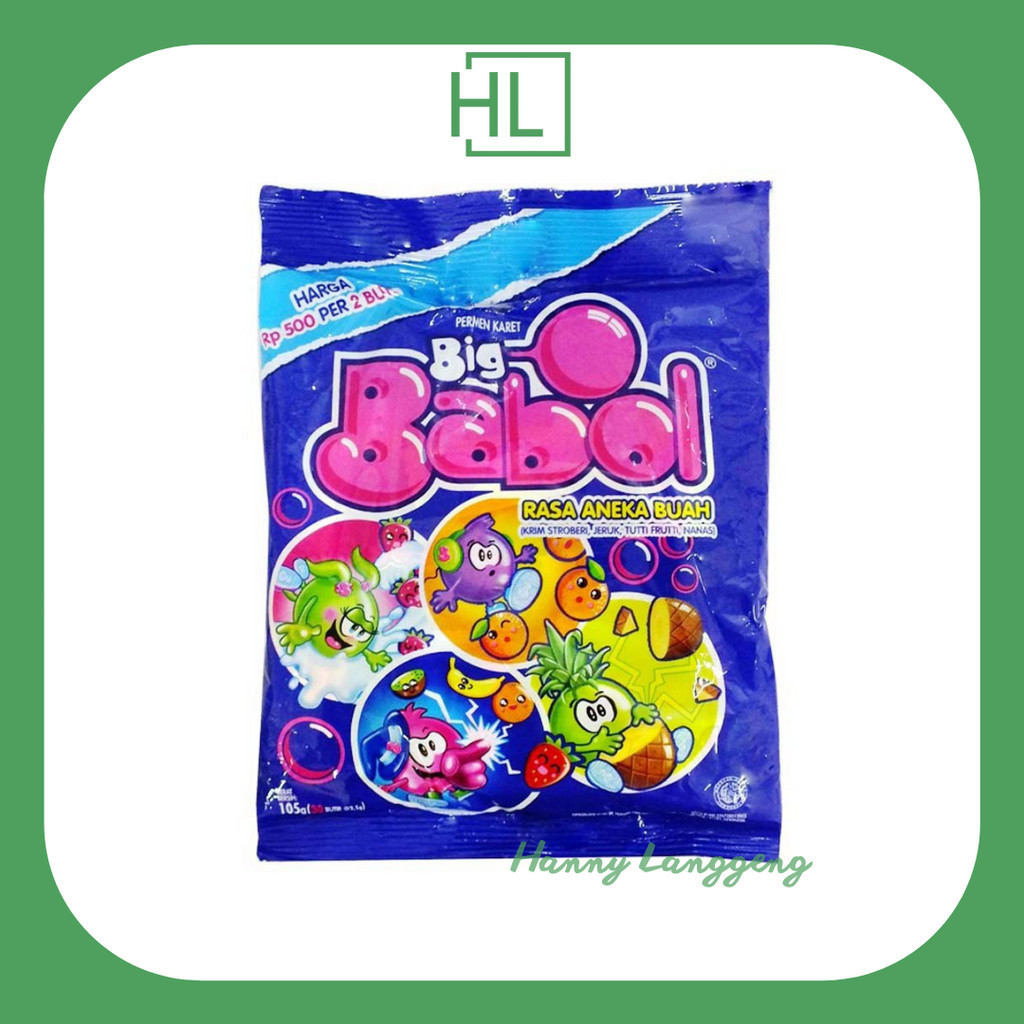 

[HL] Permen Karet Big Babol Sak - @128 gr (Isi 40 butir)