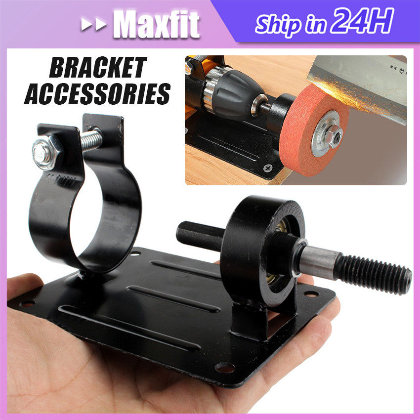 Dudukan Bor Adaptor Stand Holder Mesin Meja Tangan Drill Mata Gerinda Circular Saw Bracket Stand Dri