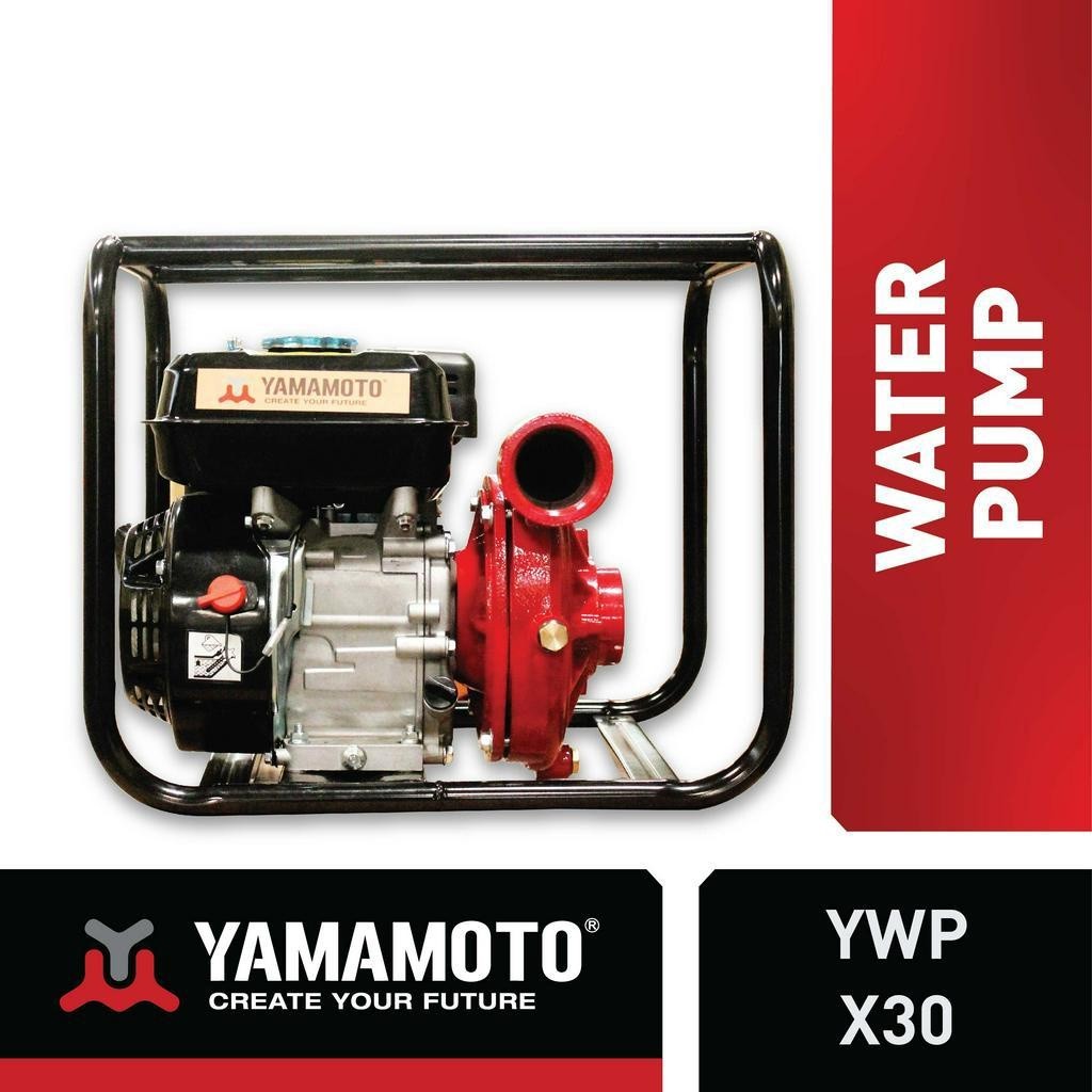 YAMAMOTO Gasoline Water Pump YWP X30 / Mesin Pompa Air Bensin