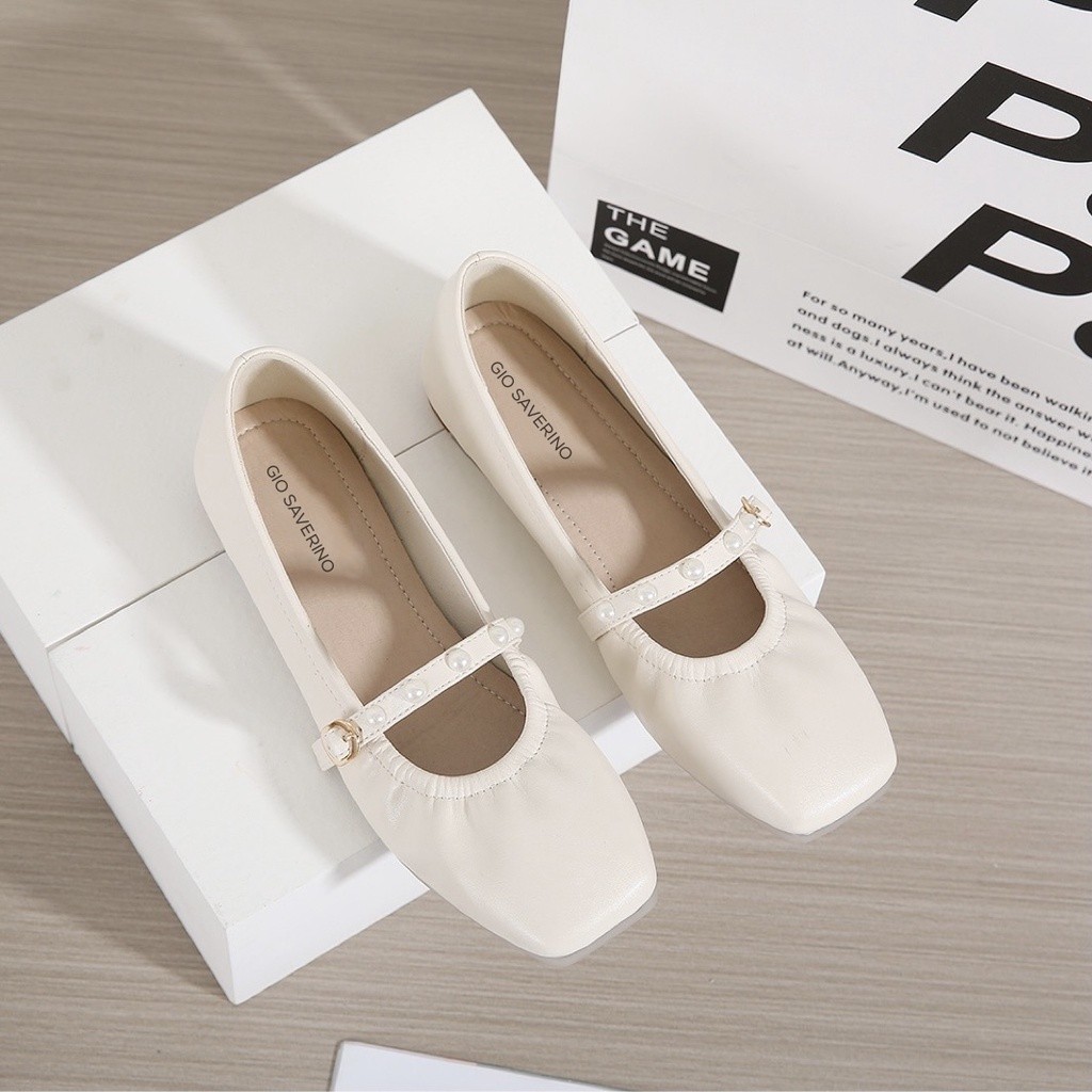 Gio Saverino JKT Gio Saverino Flat Shoes Wanita Sepatu Santai Kerja Nyaman Kika