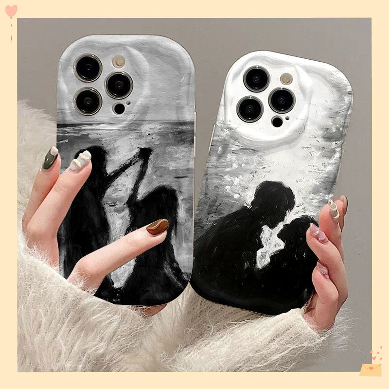 Love Softcase Clear Case Couple Android Casing hp INFINIX HOT 8 9 9Play 12Play 20 20Play 20I 30 30Pl