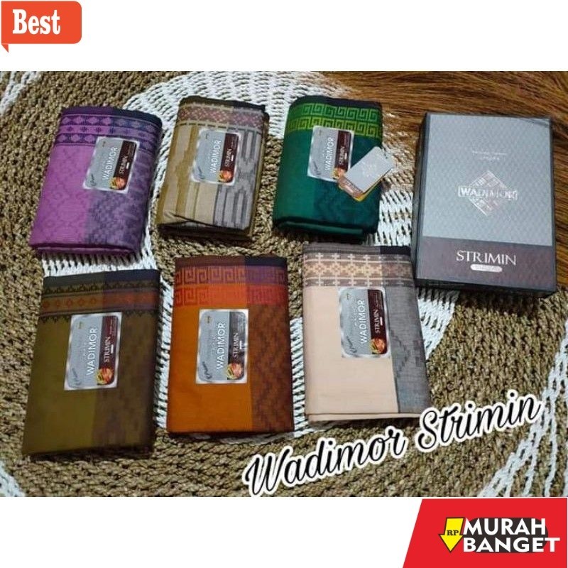 Sarung idaman- SARUNG WADIMOR STRIMIN FUL SONGKET KUALITAS PREMIUM