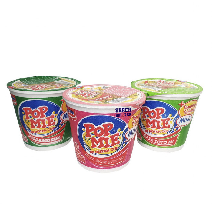 

GROSIR Pop Mie MINI 1 DUS isi 24 PCS - indomie nikmat cup mantap t - Mini Ayam Bwg