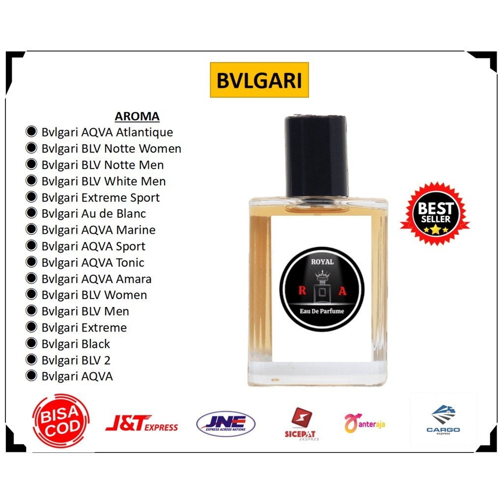 [Royal Platinum] Parfum Wanita Bvlgari AQVA Atlantique - Eau de Parfume 35ml 50ml 100ml