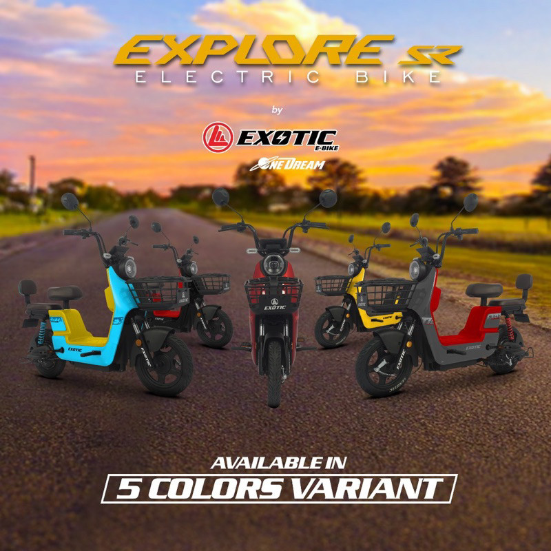 Sepeda Listrik e-bike Exotic Explore sr