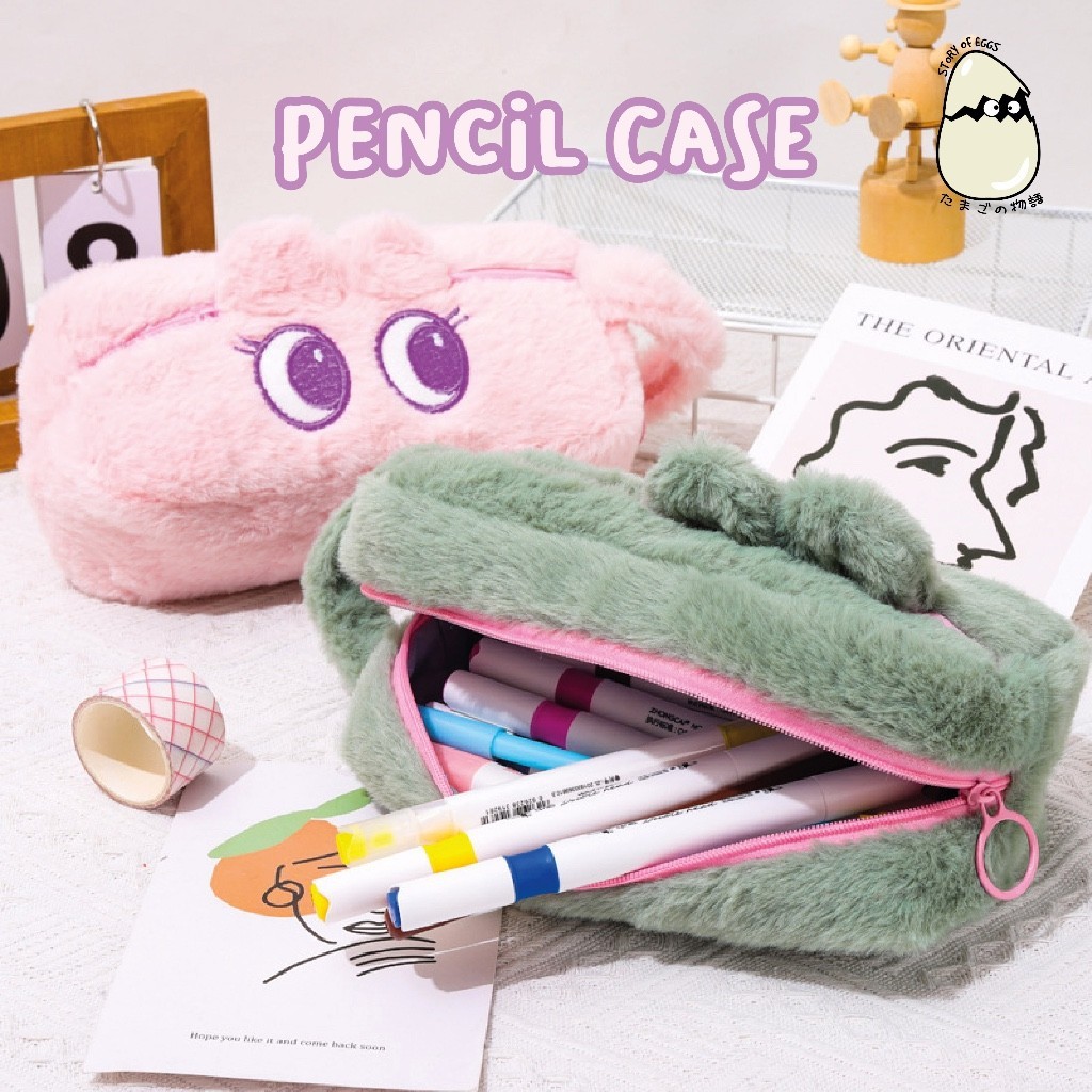 

Fluff Croco and Cute Bunny Pencil Case Bulu l Travel Case l Kotak pensil besar l Travel Pouch l Make Up Pouch l Kotak Make up dan Skincare l Aesthetic l Storage besar l Penyimpanan banyak l Kotak Penyimpanan l Kotak pensil make up besar l Muat banyak