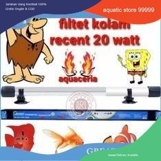 Lampu uv celup air kolam ikan uv long 20 watt recent