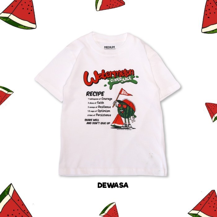 Donasi untuk Palestina| Watermelon Boy Tee | Kaos Anak & Dewasa  - Dewasa, 4XL