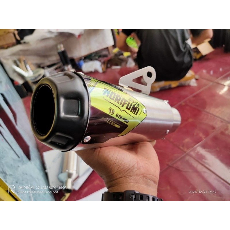 Knalpot racing NORIFUMI GTX BEBEK TRAIL SILINCER ONLY INLET 50 MM