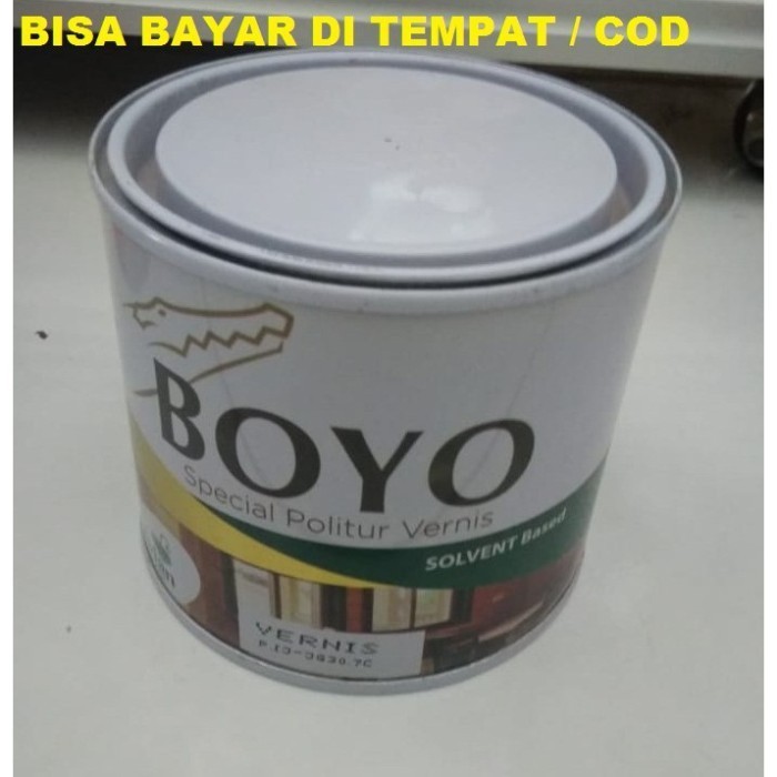 BOYO POLITUR WARNA 1 2 LITER CAT PLITUR KAYU - 607 Manggis