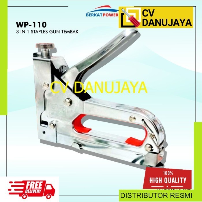 

Staples Steples Stapler Tembak Gun Wipro Type WP-110 3 In 1