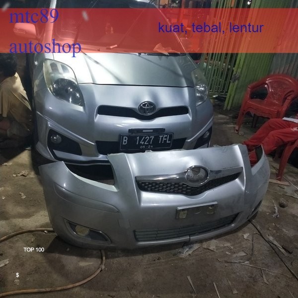 aksesoris mobil BODYKIT Toyota Yaris bakpao upgrade trd KUAT TEBAL LENTUR