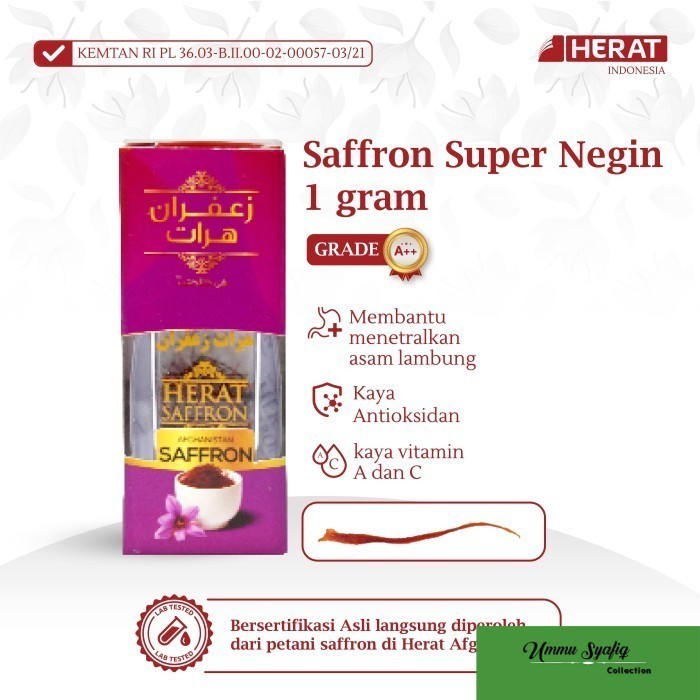 

Saffron Super Negin 1 Gram Grade A Herat Best Quality Safron Afghanist