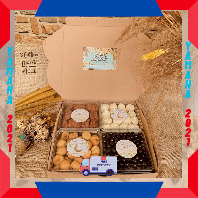

KADO HAMPERS PASTRY ISIAN BANYAK FULL / HAMPERS KUE KERING PREMIUM/HAMPERS RAMADHAN/EID/HAMPERS MURAH / SIAP KIRIM AMAN IDUL FITRI 1445