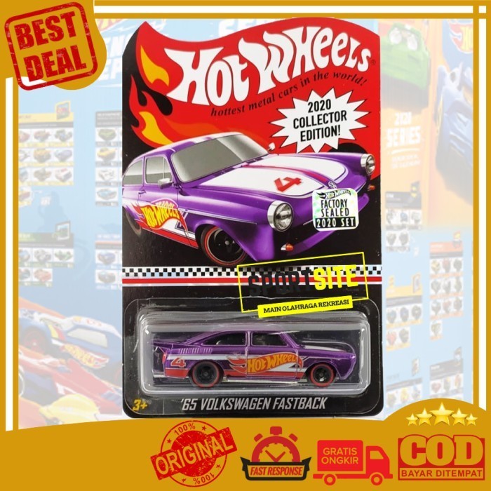 Hot Wheels 65 Volkswagen Fastback Collector Factory Sealed 2020 Ori -KA67