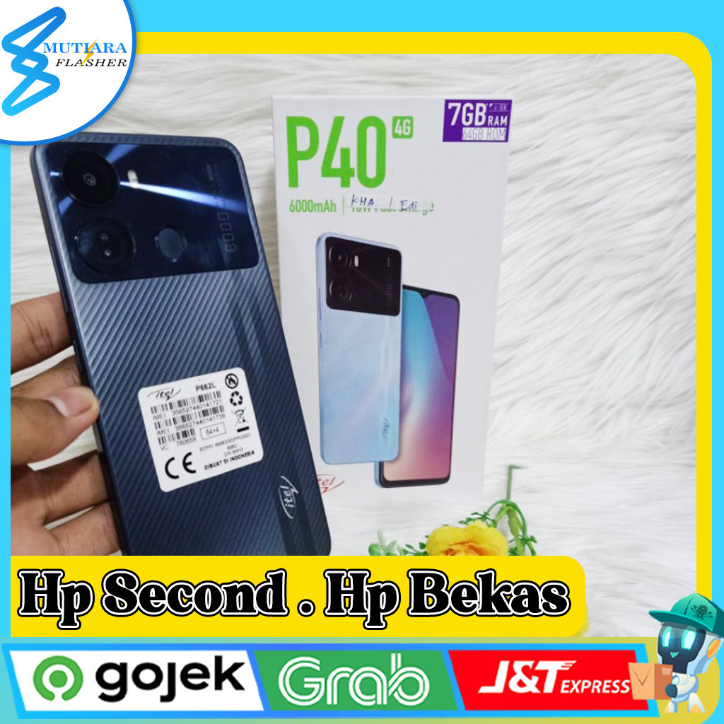 Itel P40 Ram 4 Rom 64GB Second Original