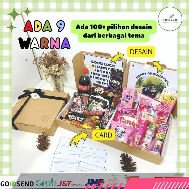 

[BACA DESKRIPSI] Hampers snack ulang tahun - Hampers lebaran - Hampers Ramadhan - snack box - gift box - hadiah ulang tahun - hadiah wisuda