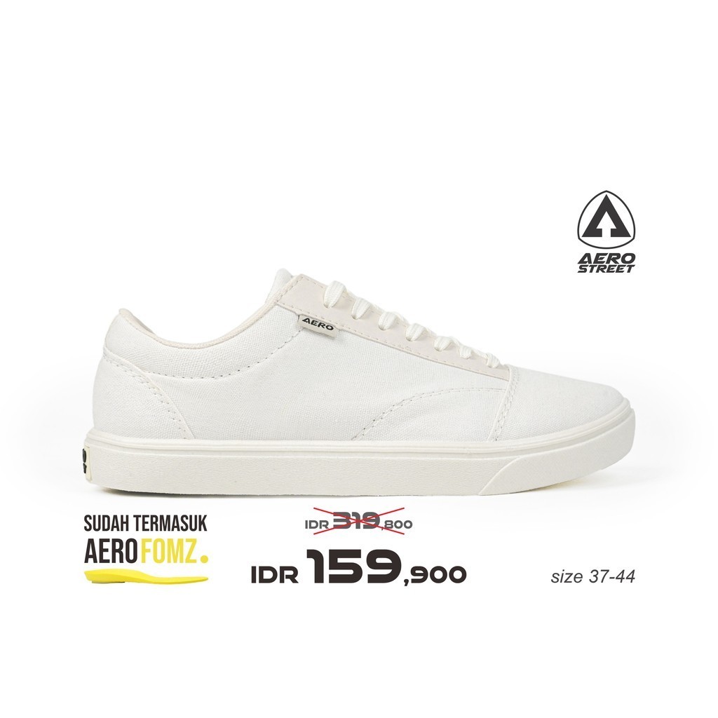 Aerostreet 37-44 Massive Basic Natural Natural - Sepatu Sneaker Casual