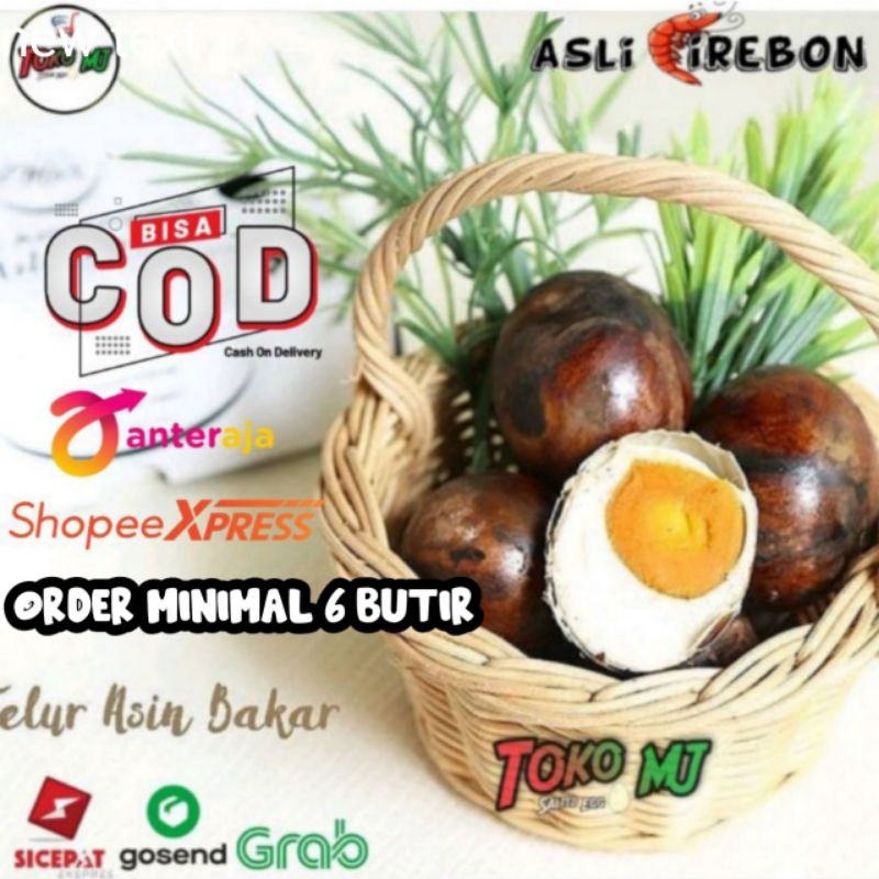 

PROMO PUNCAK TELUR ASIN BAKAR / TELUR ASIN ASAP / UKURAN BESAR STOK TERBATAS