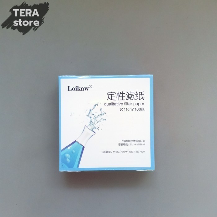 

kertas saring bulat isi 100 lembar diameter 11 cm laju medium