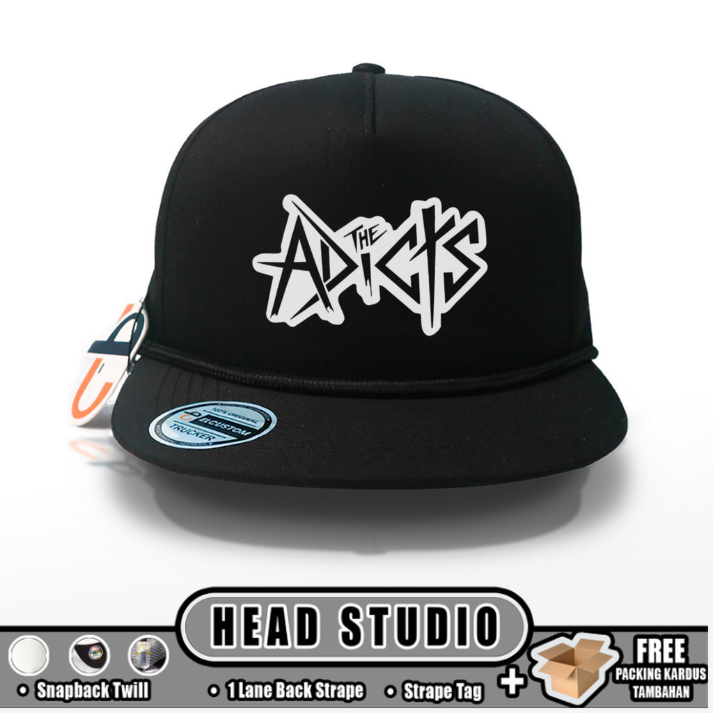 Headstudio - THE ADICTS SNAPBACK CAPS /  Band / Topi Snapback / Topi Twill / Topi Baseball Cowo / Un