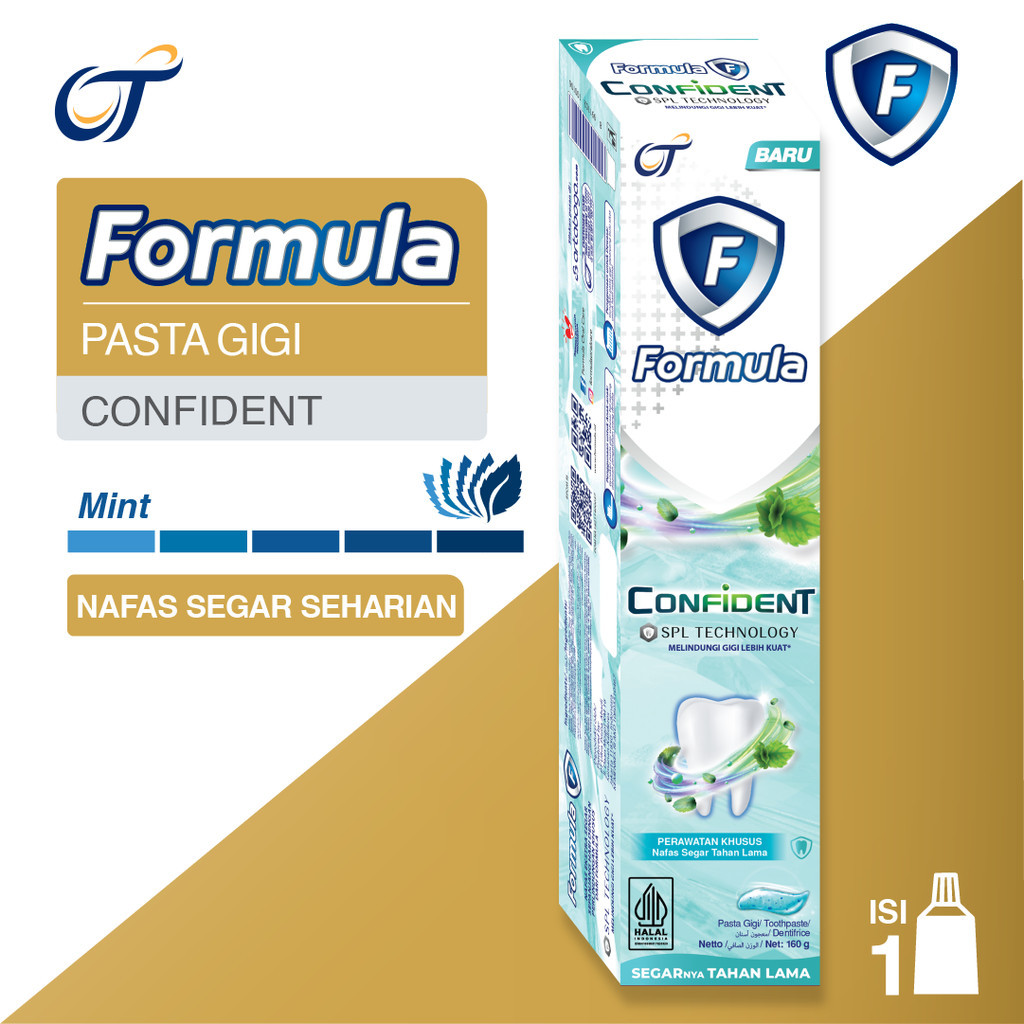 FORMULA PASTA GIGI CONFIDENT 160G